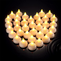 Finalize LED Light Diya with Water Sensor | Water Sensor Electric Diya | Home Decor Floating Lamp| Sensor Light Electric Candle | Pooja Room Decoration Items for Diwali & Home Decoration- (Set of 12)