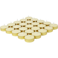 Welburn Veda&Co Ghee Tealight Candles - Pack of 25, Upto 4 Hours Burning Time, Pure Cow Ghee Diya for Puja in Beautiful Gold Color Cup, Candles for Home Decor, Pooja, Home, Temple