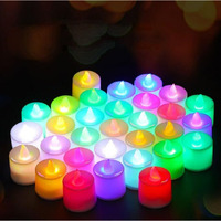 AuraDecor Smokeless Led Tealight Candles Flickering Led Lights Diya Electric Tea Candles For Diwali, Festival, Home Decoration Etc.