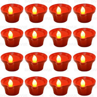 VAIDUE Water Sensor Diya Lights Electric Flameless & Smokeless LED Diyas | Eco-Friendly Led Diyas Candle E-Diya Warm Ambient Lights for Home Decor, Diwali Festivals Decoration, Christmas New Year