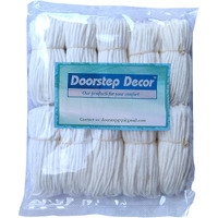 Doorstep Decor Long Cotton Wicks/Diya Batti/Hatti Batti for Pooja (500)