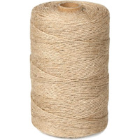 PerkHomy 1100FT 2mm Natural Jute Twine String, Brown Twine Rope for Crafts, Gift Wrapping, Packing, Gardening and Wedding Decor (Natural Jute, 1100FT * 2mm (3 ply))