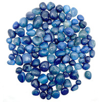 Schmick 2 Kg Blue Onyx Pebbles Stones for Decoration - Decorative Pebbles Stones, Vase Fillers - Pebbles for Table and Home Decor (2 Kg, Blue Onyx)