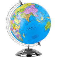 zest 4 toyz Globe Educational 15 Inches Height Metal Base Globe Home Decor World Globe Office Decor Gift Item Show Piece