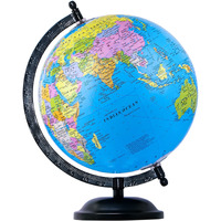 zest 4 toyz Globe Educational 10 Inches Height Metal Black Base Globe Home Decor World Globe Office Decor Gift Item Show Piece