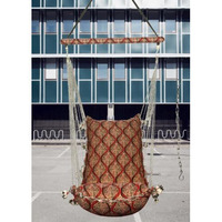 Kkriya Home Decor Swing Jhula Hanging single seater chair for home | adult | Balcony (COMPLETELY WASHABLE)