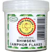 Shri Ganesh Premium Camphor Bhimseni Camphor, 100g X 1 Container