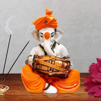 MOSTOS ; Brings Superior - Dancing Ganesha Idols for Home Decoration - Ganpati Idols for Home Decor - (Size: L x B x H : 3 x 3 x 6.2 inches) (Model 12)