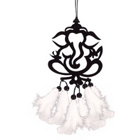 PINNAZ INTERNATIONAL Dream Catcher Ideally Used for Positive Vibe,Gift,Home-Garden-Wedding-Cafe Dcor, Car Hanging (Ganpati Bappa)