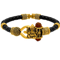 Nakabh Antique Vintage Ethnic Kada Bracelet for Men Women Boys Girls (Ganesh)