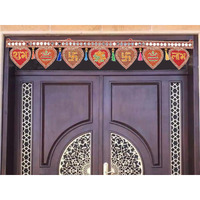 Handmade Shubh Labh Ganesh Main Door Toran for Entrance Pooja Room Swastik Bandhanwar Bandarwal Toranam for Main Door/Wall Hanging Diwali Decoration Toran Multicolor (37 Inches x 5 Inches)