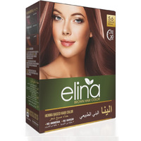 Elina 100% Pure Natural Henna Mehendi Hair Color/Dye Powder | Herbal Hair Color for Men & Women | Full Coverage Of Gray Hair | 100% Organic & Chemical Free - Pack of 6(10g each) (Brown)