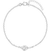 GIVA 925 Silver Falling Dew Bracelet, Adjustable |, Rakhi Rakshabandhan Gift for Sister Bhabhi, Gifts for Women & Girls | With Certificate of Authenticity and 925 Stamp | 6 Months Warranty*