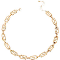 Shining Diva Fashion Stylish Choker Necklace for Women and Girls (rrsd14691np), gold