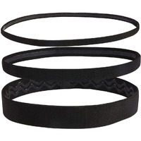 Seeotwo 3 Pieces Non-Slip Elastic Sports Headbands - Athletic Skinny Hair Headband For Women, Men, Boys, Girls - Silicone Grip Hairband Stylish Sweat Band Free Size