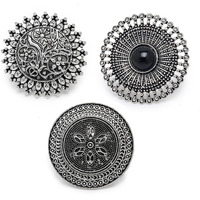 YouBella Jewellery Afghani Tribal Oxidised Silver Plated Combo of 3 Rings for Women and Girls (YBRG_20136)