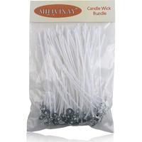 MILIVIXAY 100 Piece 10 inch Candle Wicks-Pre-Waxed-Candle Wicks for Candle Making