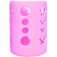 Safe-O-Kid Bpa-Free Pure Silicone Bottle Cover  Soft, Non-Toxic, Protective Cover For Baby Bottles, Safe For Little Ones, Durable, Easy To Clean 120 Ml, Pink - Pack Of 1