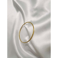 Stone bangle anti tarnish golden stainless steel waterproof jewelry