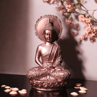 Meditative Buddha Statue with Crown Chakra: Beautiful Home Decor , Spa Decor