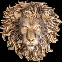 Majestic Lion Head Wall Decor for Office & Home