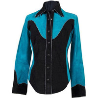 Ladies Suede Shirt