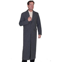 Scully Men's 567009 Full Length Frock Coat Heather Grey 44