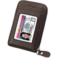 Vista Shops Zip Vault RFID Blocker Card Holder And Wallet