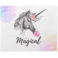 Onetify Unicorn Life is Magical Jigsaw Puzzle 500-Piece