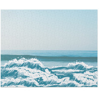 Onetify Beach Waves Jigsaw Puzzle 500-Piece