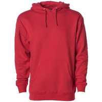 Independent Trading Co. mens Hooded Pullover Sweatshirt (IND4000) Red XS