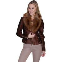 Scully Women's Honey Creek by Faux Fur Copper Jacket Rust Copper XX-Large