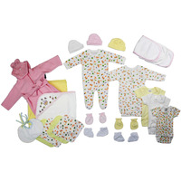 Bambini Newborn Baby Girls 25 Pc Layette Set