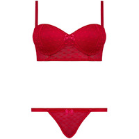 Magic Silk 69005 Valentina Bralette & Thong Red Queen