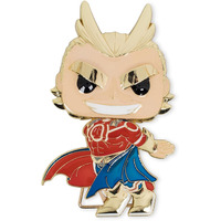 My Hero Academia 3-Inch Funko POP Enamel Pin, All Might Chase Variant | Officially Licensed Boku no Hero Collectible | Metal Pins For Backpacks, Jackets | Anime Gifts, Superhero Accessories