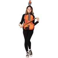 212 Main Violin Adult Costume One Size Multicoloured