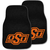 Oklahoma State University Carpet Car Mat Set - 2 Pieces