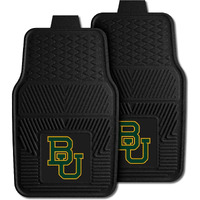 Baylor Heavy Duty 2-Piece Vinyl Car Mats 17"x27"