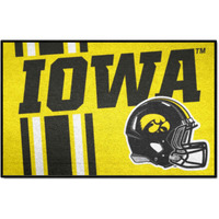 FANMATS 36812 Iowa Hawkeyes Starter Mat Accent Rug - 19in. x 30in.