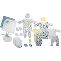 Bambini Newborn Baby Boy 19 Pc Layette Set