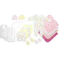 Bambini Newborn Baby Girls 17 Pc Layette Baby Gift Set