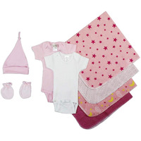 Essential Newborn Baby Girl 8 Piece Layette Set