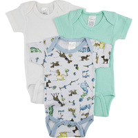 bambini Short Sleeve One Piece 3 Pack