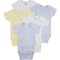 bambini Short Sleeve One Piece 5 Pack