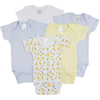 bambini Short Sleeve One Piece 5 Pack