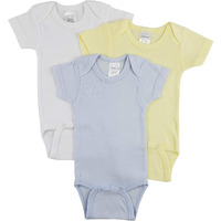 Bambini Short Sleeve One Piece 3 Pack