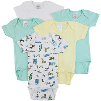 bambini Short Sleeve One Piece 5 Pack