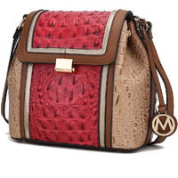 MKF Collection by Mia K. MKF-X590COG Jamilah Cross-Body Bag, Cognac