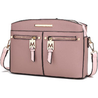 MKF Collection by Mia K. MKF-X703MV-BLS Zoely Cross-Body Bag Mauve & Blush Multicoloured