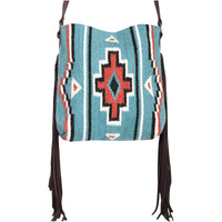 Scully Women's Southwestern Wool Shoulder Bag - B316 One Size